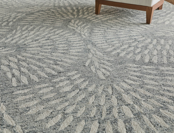 Feizy Wallace 8A38F Gray Ivory Area Rug