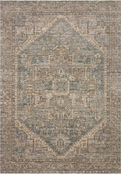 Loloi Priscilla PRL-04 Blue Bark Rug