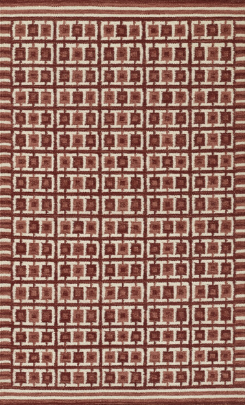 Momeni Scandi SCN-2 Red Rug