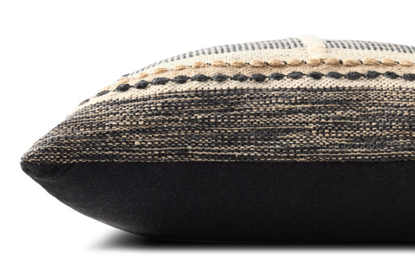 Loloi PLL0186 Black / Ivory Pillow