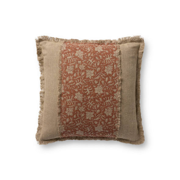 Loloi PLL0203 Orange / Natural Pillow