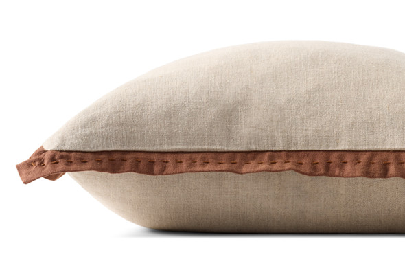 Loloi PLL0197 Natural / Brown Pillow