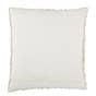 Jaipur Living Kaz AGO10 Handmade Solid Beige And Ivory Pillow