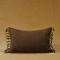 Jaipur Living Majere JEM05 Handmade Solid Brown Lumbar Pillow