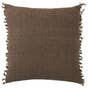 Jaipur Living Majere JEM05 Handmade Solid Brown Pillow