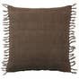 Jaipur Living Majere JEM05 Handmade Solid Brown Pillow
