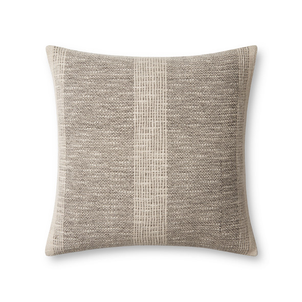 Loloi Dusk PAR0005 Charcoal Ivory Pillow
