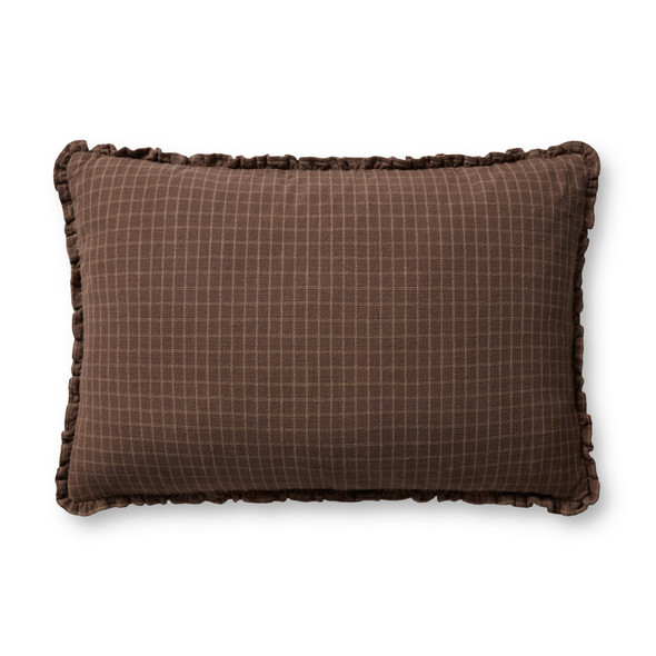 Loloi Dinah PCJ0012 Chocolate Latte Pillow