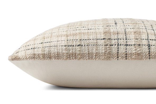 Loloi Cricket PCJ0013 Beige Black Pillow
