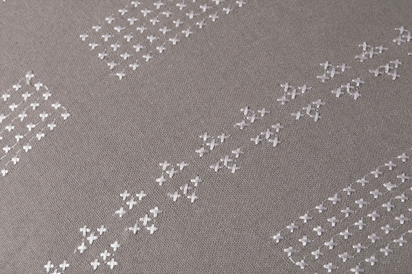 Loloi William PJS0007 Grey Pillow