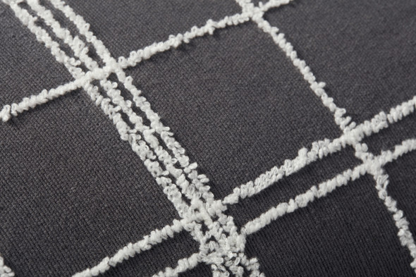 Loloi Bernadette PJS0012 Graphite Ivory Pillow