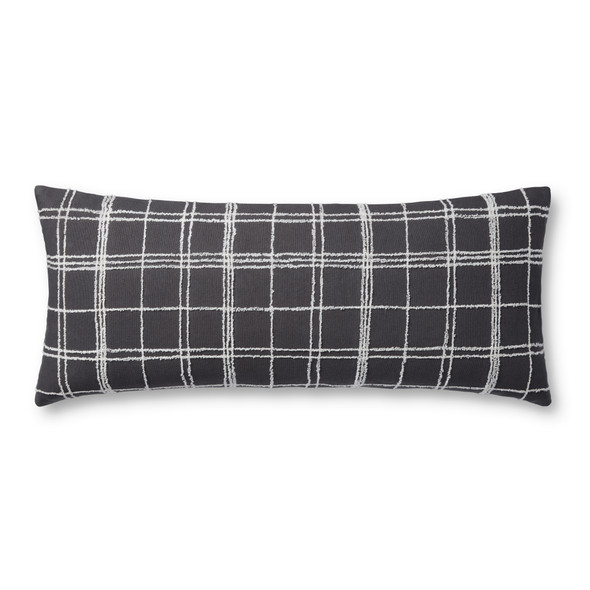 Loloi Bernadette PJS0012 Graphite Ivory Pillow