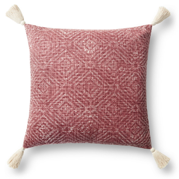 Loloi Pillows P0621 Red Pillow