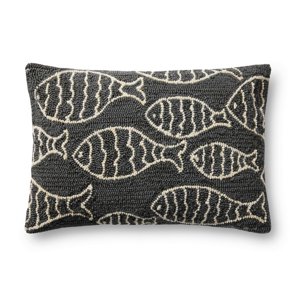 Loloi Pillows P0908 Grey Pillow