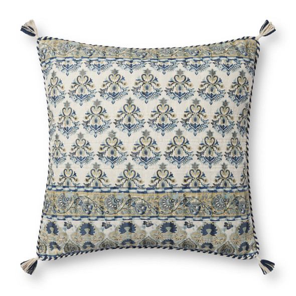 Loloi Pillows PLL0114 Blue Multi Pillow