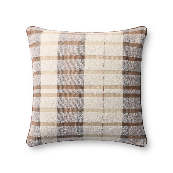 Loloi PLL0156 Brown Multi Pillow