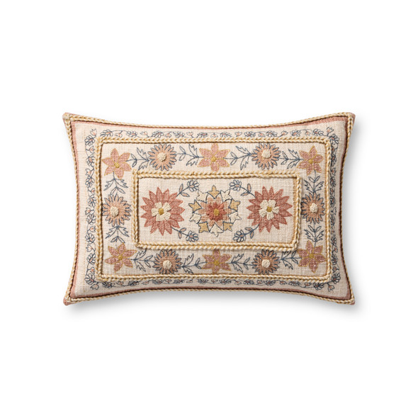 Loloi PLL0158 Red Multi Pillow