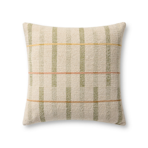 Loloi PLL0175 Ivory Green Pillow