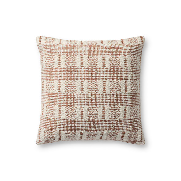 Loloi PLL0185 Ivory Rust Pillow