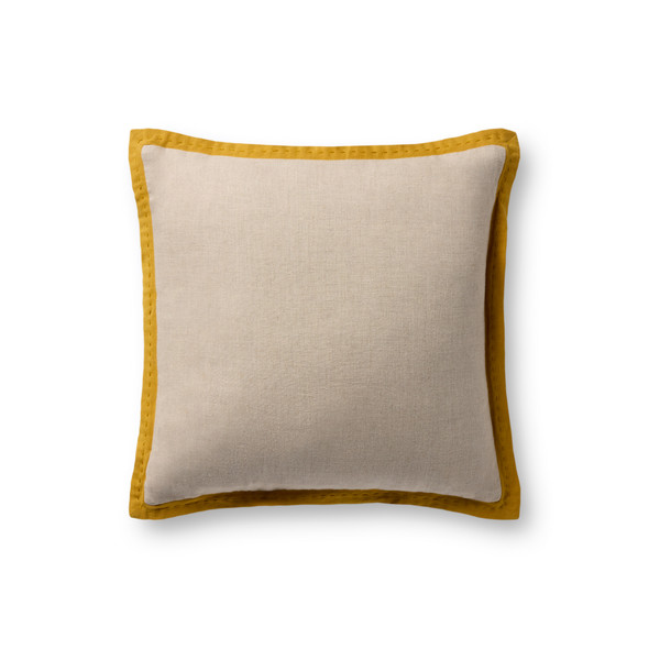Loloi PLL0197 Natural Mustard Pillow