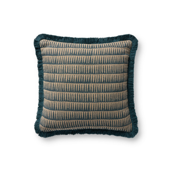 Loloi PLL0202 Natural Blue Pillow