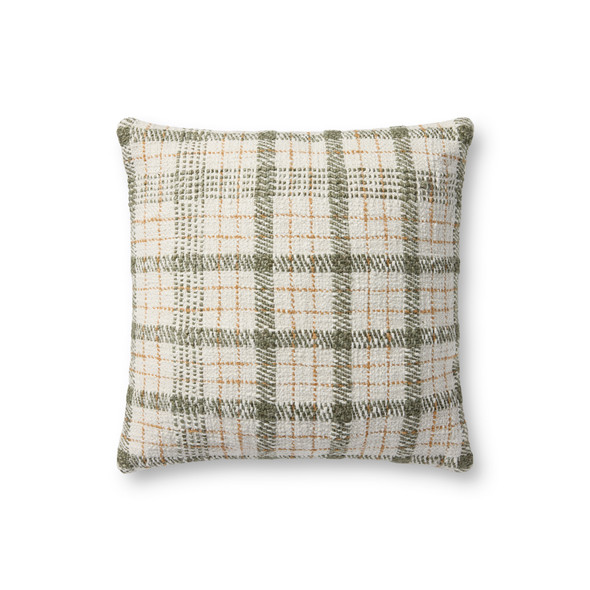 Loloi Walter PCJ0027 Green Ivory Pillow