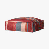 Loloi PF0014 Red Pink Pouf