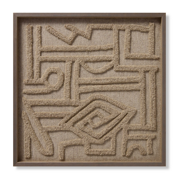 Loloi Symbolism SYMBO Beige Ivory Wall Art