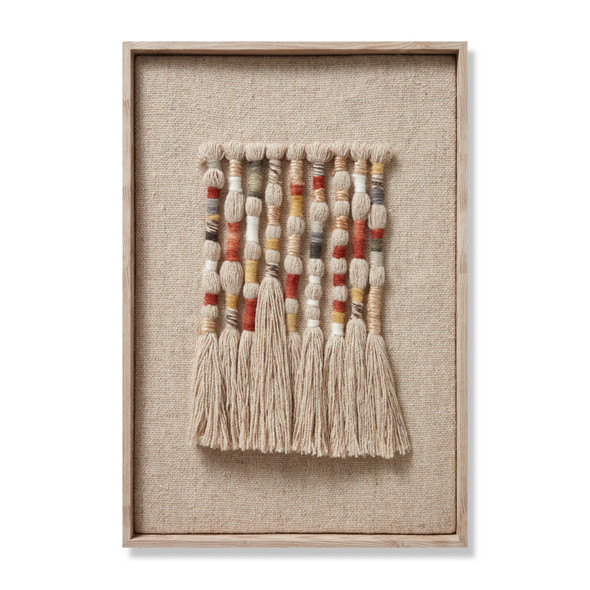 Loloi Vetiver VETIV Beige Multi Wall Art