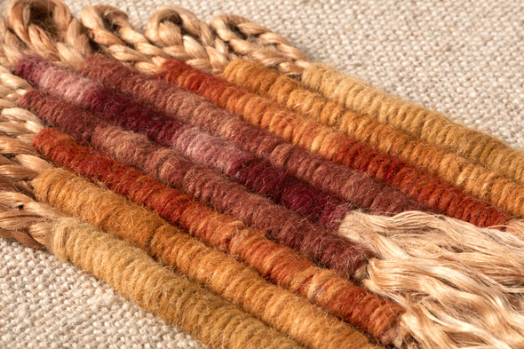 Loloi Chrissy CHRIS Beige Orange Wall Art