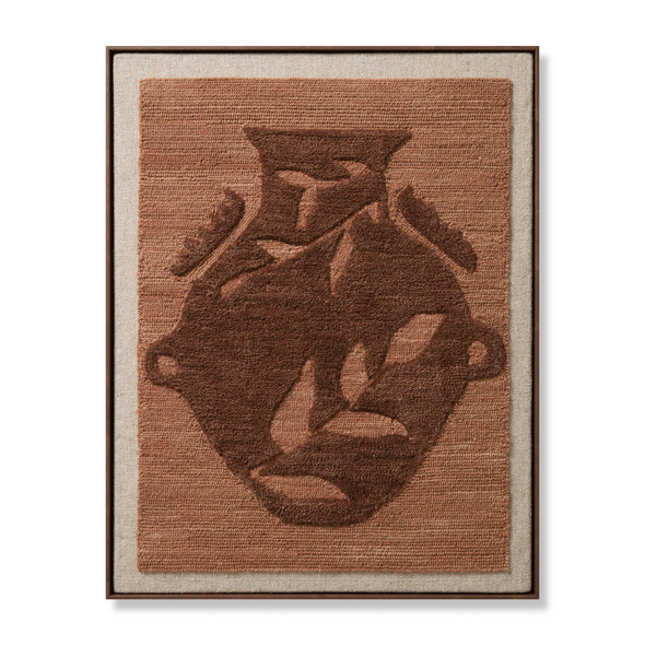 Loloi Narin NARIN Brown Orange Wall Art