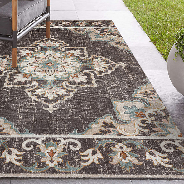 LR Home Antiquity 81461 Brown Rug