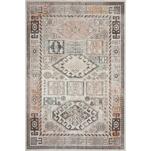 LR Home Antiquity 81474 Ivory Multi Rug
