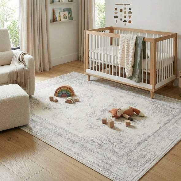 LR Home Aria 82426 Gray Rug