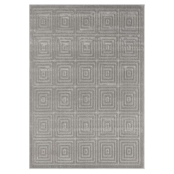 LR Home Atlas 82415 Gray Rug