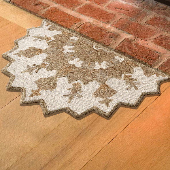 LR Home Bella Rose 21706 Beige Rug