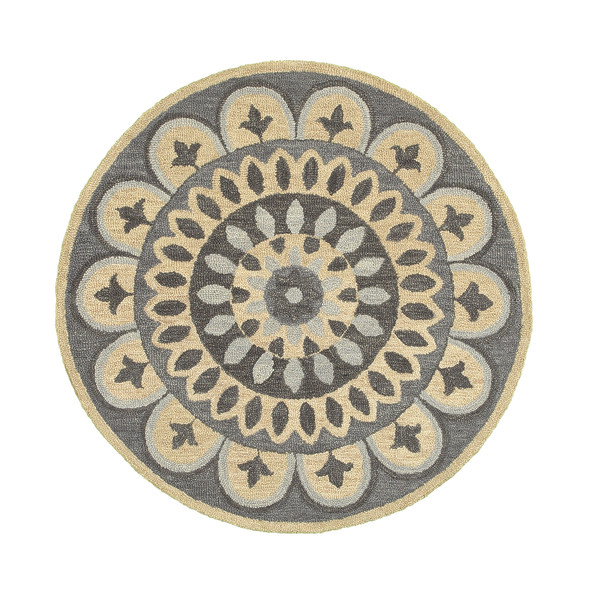 LR Home Dazzle 54054 Gray Rug