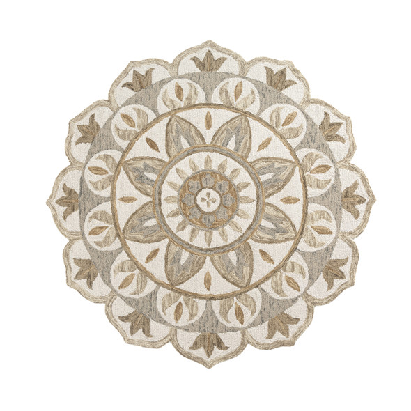 LR Home Dazzle 54085 Ivory Butternut Rug
