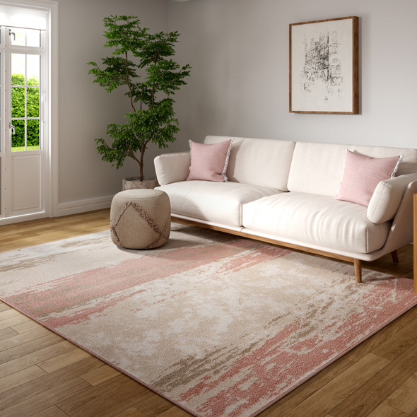 LR Home Meadow 81542 Ivory Blush Rug