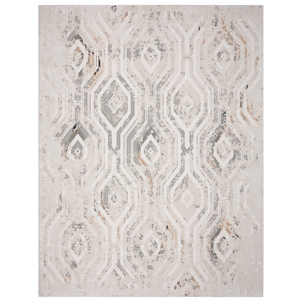 LR Home Michelle 81640 Gray Cream Taupe Rug