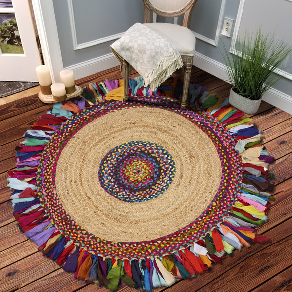LR Home Boutique Jute 3380 Multi Rug