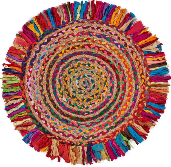 LR Home Boutique Jute 3382 Multi Natural Rug