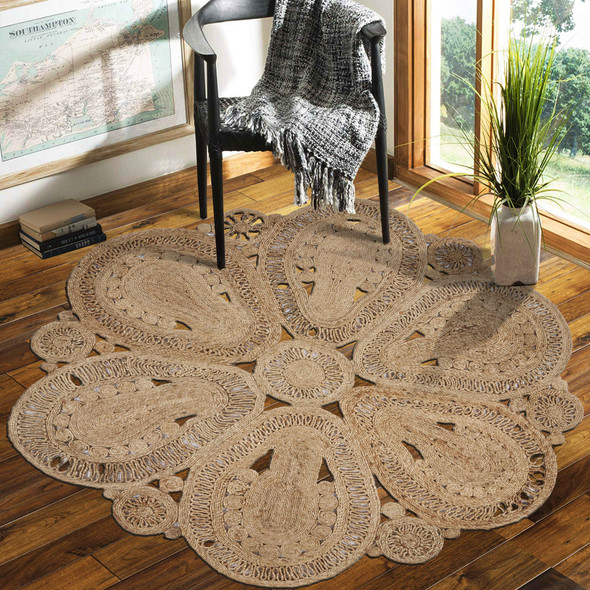LR Home Boutique Jute 12029 Natural Rug