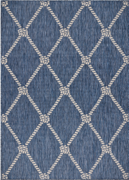 LR Home Seaside 81875 Navy White Rug