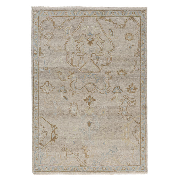 LR Home Senneh 82627 Wheat Blue Rug