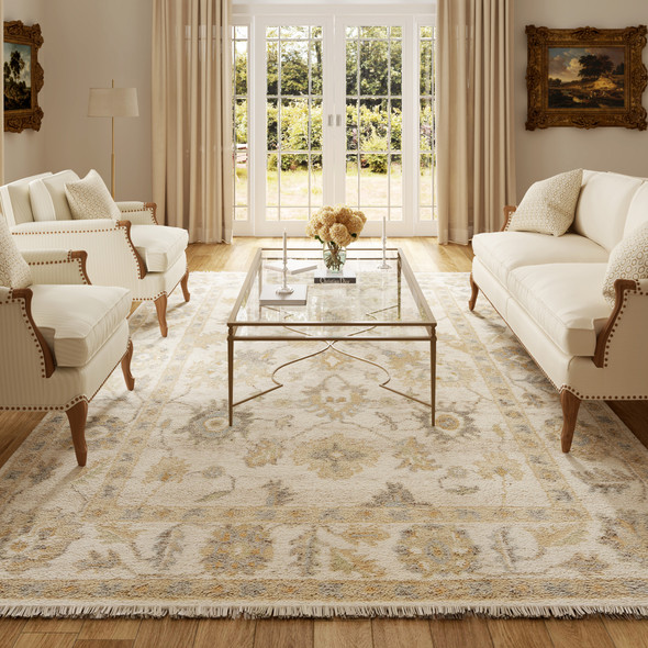 LR Home Senneh 82632 Ivory Beige Rug