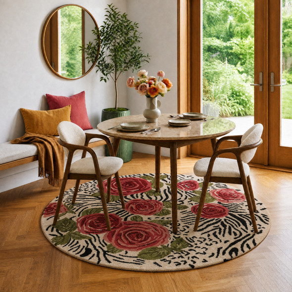 LR Home Sinuous 54107 Multi Rug