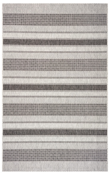 LR Home Sunshower 81246 Gray Black Rug