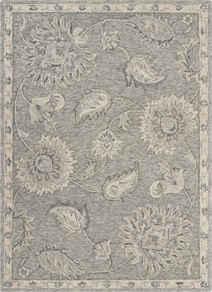 LR Home Victorian 81583 Gray Blue Rug
