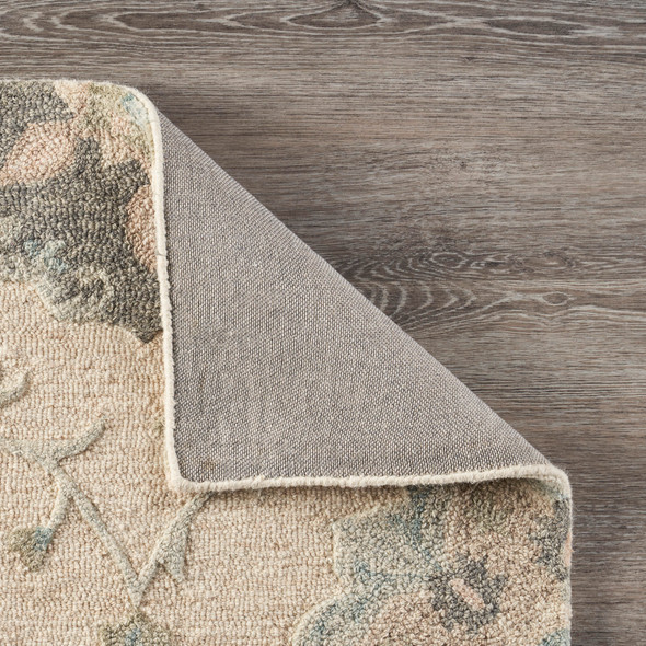 LR Home Victorian 81582 Ivory Light Blue Rug